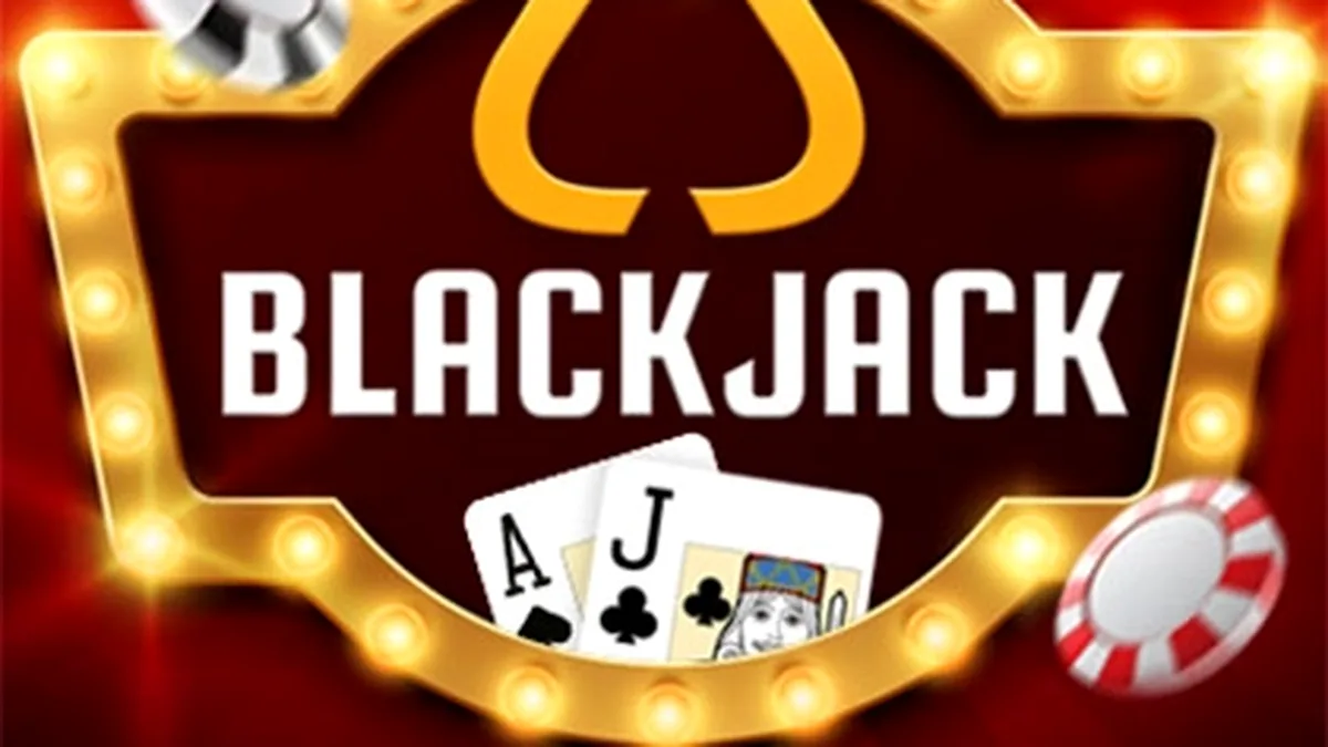 Interface clássica e elegante do jogo Blackjack Neo em um dispositivo digital.